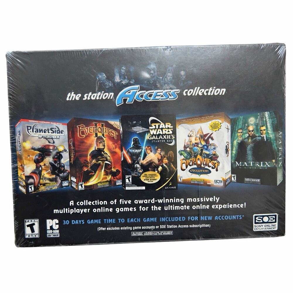 Station Access Collection PC NEW EverQuest Star Wars Galaxies‎ Planetside Matrix